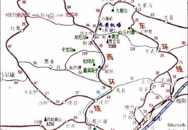 黄龙风景名胜区地图
