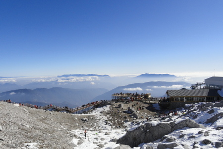 <玉龙雪山-冰川公园1日游>含古维，8人内小团，0购物，乘冰川大索道，游蓝月谷，土鸡火锅，可升级印象丽江