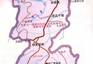 湖北恩施市巴东县地图.图片