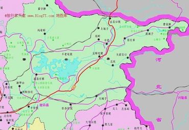 北京市密云县国省道路交通地图