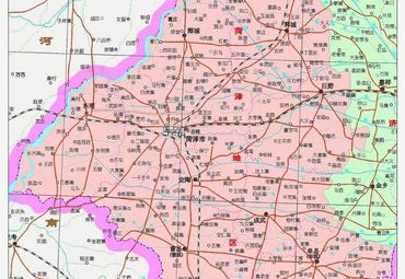 菏泽地区地图图片