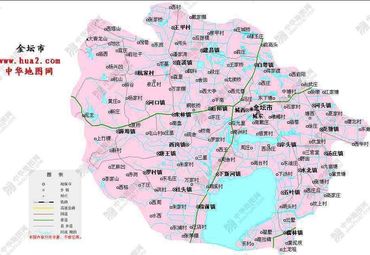 江苏常州金坛市辖区图