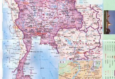 泰国地图图片
