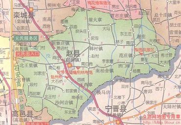 河北省赵县地图图片