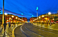 在尼斯品味夜景