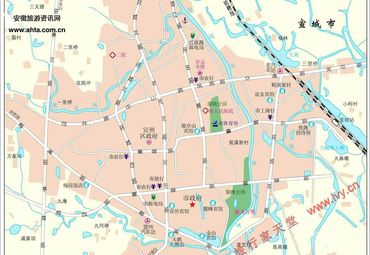 安徽宣城市区地图