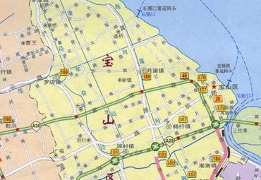 上海市宝山区地图有哪些图片