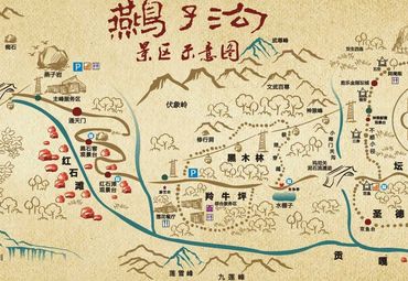 【燕子沟地图】_燕子沟在哪里_燕子沟怎么走_途牛