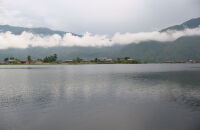 参观玉带云景观