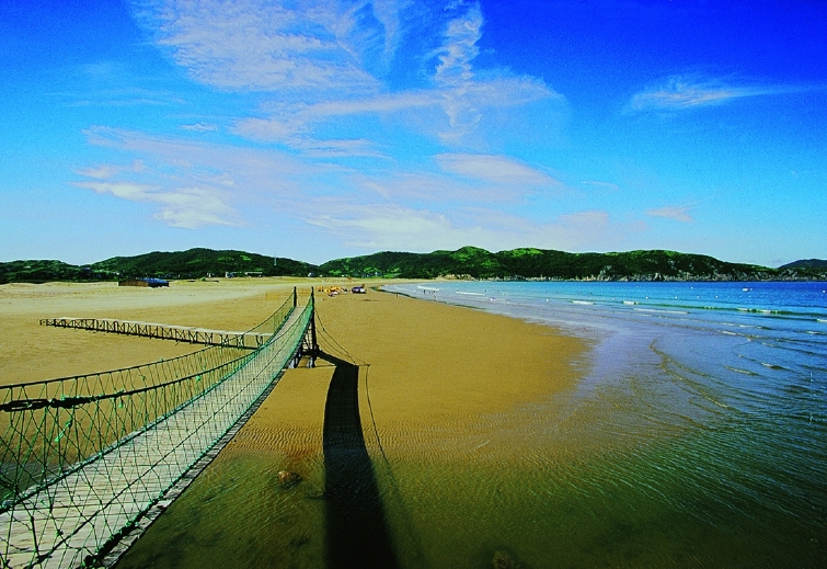 舟山桃花岛塔湾金沙景区