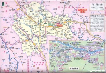 【河池地图】河池全图查询_2015广西河池电子地图下载