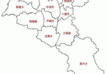 桃源县区域图图片