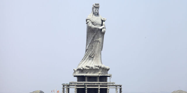妈祖像风景图片