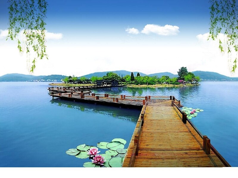 安吉荷花山景区