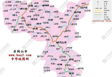 【江西井冈山地图】_江西井冈山在哪里_江西井冈山怎么走_途牛