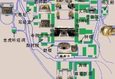 潭柘寺地图