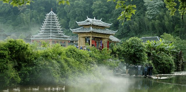 【芋头古侗寨图片】通道侗族自治县风景图片_旅游景点照片_途牛