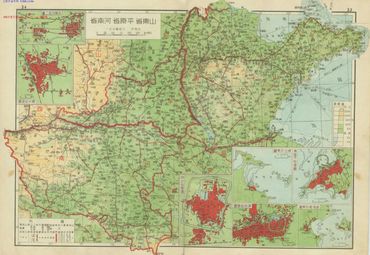 山东省地图图片