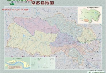 青海玉树藏族自治州杂多县地图