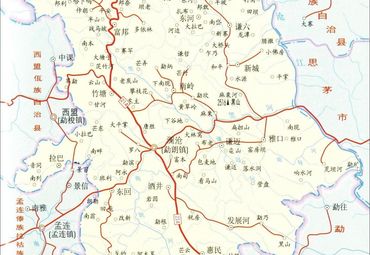 思茅区地图