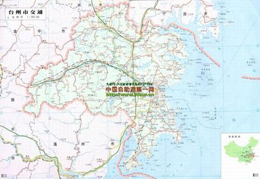 台州市交通地图图片