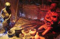 参观河姆渡遗址博物馆