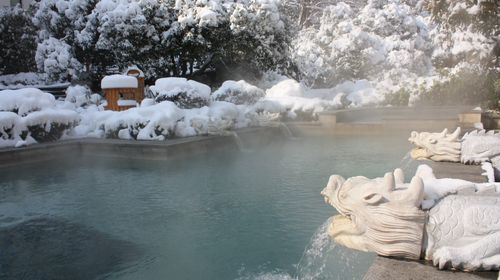  黄山双飞4日游>冬韵黄山,飘雪温泉