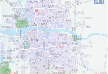 河南周口市区地图图片