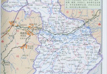 【鸡西地图】鸡西全图查询_2017黑龙江鸡西电子地图图片