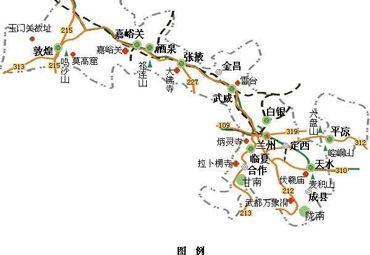 【甘肃地图】甘肃全图查询_2017中国甘肃电子地图下载