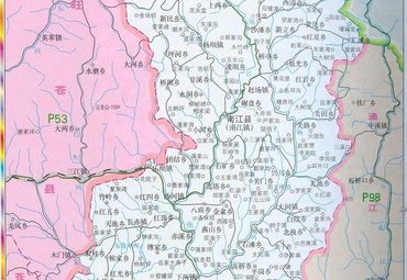 四川省南江县地图图片