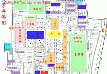 河南大学导游图