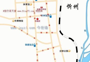 忻州地图图片
