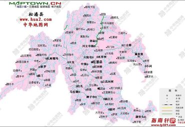 松潘县地图图片