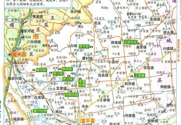 富平县地图图片