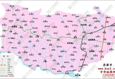 河南济源市辖区图