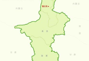 宁夏地理地图