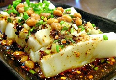 红油米豆腐