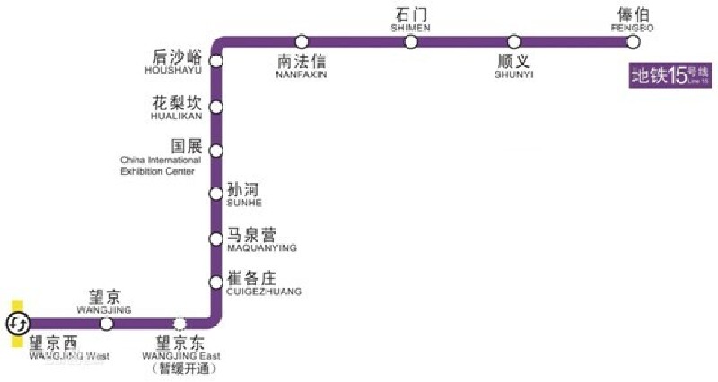 北京地铁15号线