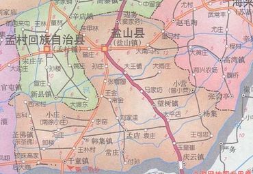 河北省盐山县地图图片