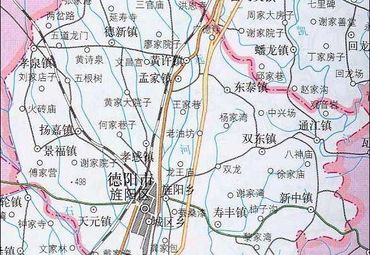 德阳市旌阳区地图图片