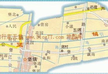 上海崇明县堡镇地图