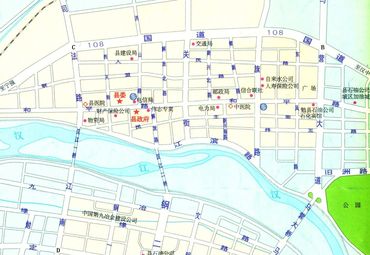 陕西省汉中市勉县城区地图图片