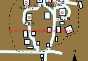 【色拉寺地图】色拉寺在哪里_色拉寺怎么走_途牛