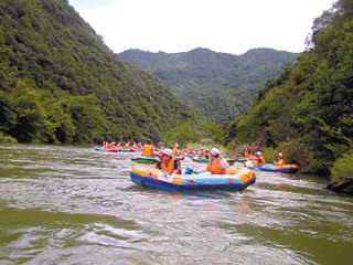  福州寿山溪漂流1日游>飞瀑跌荡,飞艇逐浪