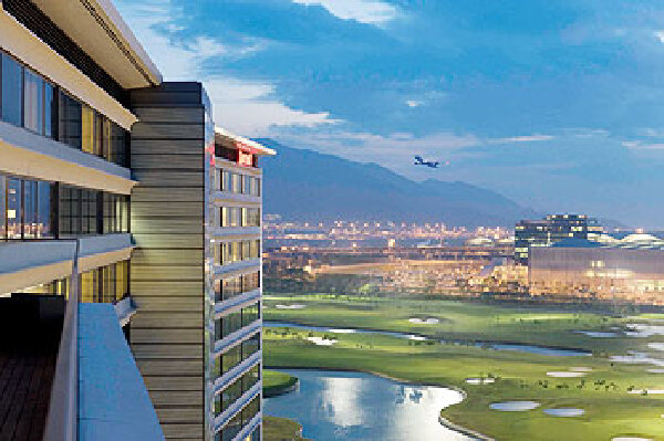 <香港天际万豪酒店预订>毗邻机场，畅游乐园