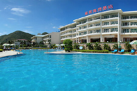  海南三亚双酒店5日自助游>2晚三亚湾君澜加2晚大东海丽景海湾,碧海