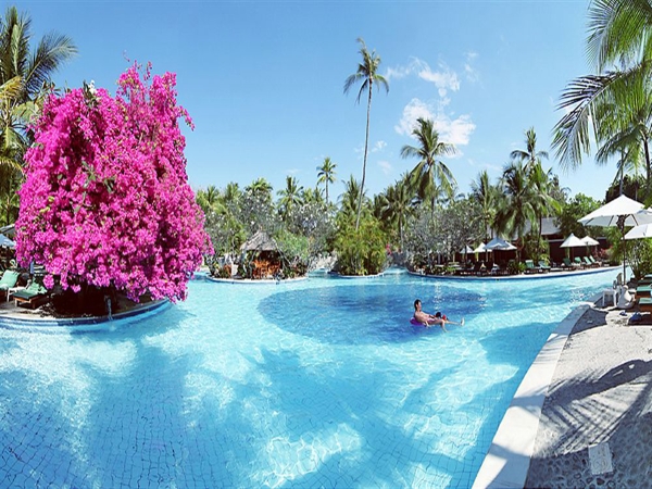 <巴厘岛美丽雅酒店4晚5日或6日自助游>海边国五，私人沙滩，免费WIFI