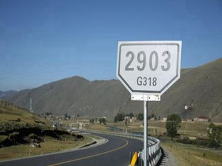 川藏线总和318这个数字相伴,其实318国道起点为上海,终点为西藏友谊桥
