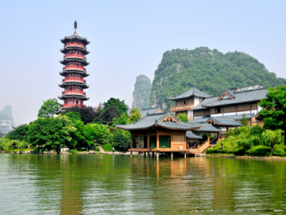  跟团游></p></a> 桂林象鼻山-七星景区-木龙湖-自驾2日游>宿桂林漓江大瀑布